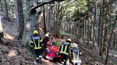 Českého seniora zavedla navigace do rakouských lesů. Museli pro něj hasiči
