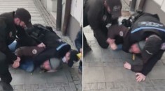 VIDEO: Strážníci tvrdě uzemnili muže bez roušky, vedle zoufale plakal jeho synek