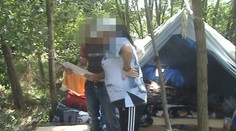 Cizinci si v Praze postavili stan! Těhotná žena jedla týdny odpadky
