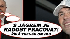 S Jágrem je radost pracovat, říká trenér Omsku