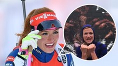 VIDEO: Koukalová zase rozveselila fanoušky: Stala se divokou tygřicí!