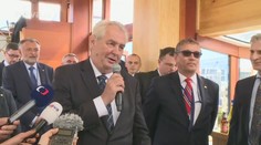 Zeman oslavil v New Yorku 71. narozeniny. Sejde se s Putinem?