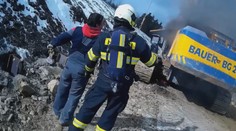 Na Táborsku hořela vrtná souprava. Škoda je 1,5 milionu korun