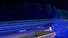 Chodec si šel pro smrt na dálnici D1, u benzínky ho srazilo auto