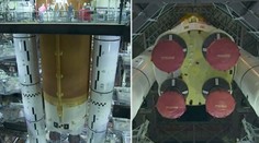 NASA se připravuje k cestě na Měsíc, zveřejnila záběry své nové rakety