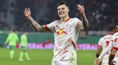 Lipsko slaví postup do semifinále Německého poháru, rozhodl Šeško
