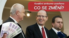 PŘEHLED: Co nám přinese nová koalice? Co nám ZLEVNÍ a kdo zaplatí víc?