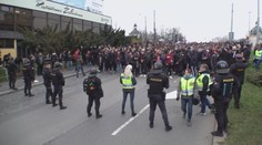 Pochod sparťanů do Edenu byl bez excesů. Fanoušci cestovali i metrem