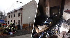 Zásah hasičů na Prostějovsku: Do domu se museli vlámat, vevnitř byl mrtvý muž