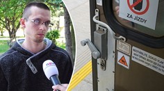 Vlaku se otevřely dveře za jízdy! Málem mě to vycuclo, říká svědek