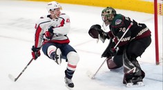 Vejmelka trápil střelce Capitals, Vaněček vychytal nulu. Fiala pětkrát nahrával