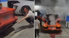 Moula zkoušel grilovat špíz u výfuku. Zničil luxusní lamborghini za miliony
