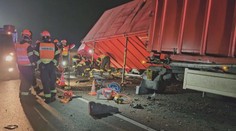Tragická nehoda na Brněnsku. Řidička nepřežila srážku s kamionem