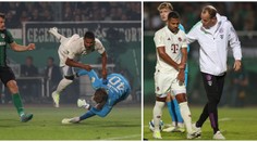 Rána pro Bayern. Hvězdný útočník se srazil s gólmanem a musí na operaci