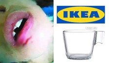 Uvařila si čaj do hrnku z IKEA, ten jí explodoval do obličeje