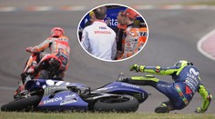 Agresivní Márquez srazil Rossiho: Žebral o odpuštění, ale nepochodil