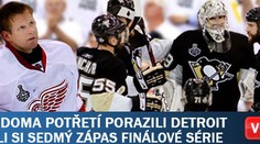Tučňáci doma potřetí porazili Detroit a vynutili si sedmý zápas finálové série