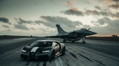 Fascinující závod. Hypersport vyzval vojenskou stíhačku, kdo byl rychlejší?