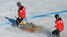 Sjezdař Franz (23) vyděsil kolegy hororovým pádem, má otřes mozku a zlomený nos