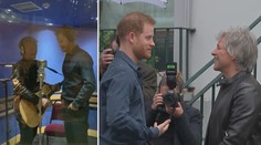 Princ Harry se objevil v nahrávacím studiu. S Bon Jovim nazpíval hit