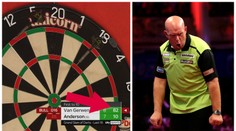 Šipkařský rozhodčí hrubě chyboval: Van Gerwen tak zavíral špatnou hodnotu