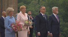 Polský prezident Duda navštívil Prahu. S Pavlem mluvili o obraně i infrastruktuře