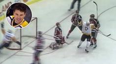 Takhle dal Jágr svůj první gól v NHL. Je tomu přesně 25 let!