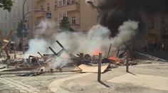 Násilné střety v Berlíně. Policie bojuje třetí den se squattery