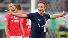 Slavia jako první porazila Brno a je první. Liberec zdolal Slovácko