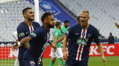 PSG vyhrálo francouzský pohár, St. Etienne v deseti srdnatě vzdorovalo