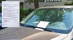 BMW blokuje sousedům v Praze parkoviště. Napsali vtipnou výzvu