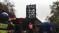 Kostel v zahradě Kinských zřejmě někdo zapálil. Mohlo jít o nedbalost