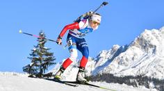 Biatlonistky za sebou mají poslední sprint. Nejlepší z Češek byla Voborníková