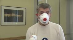 Babiš o bezpečnostních opatřeních, schodku i odvolání Vojtěcha