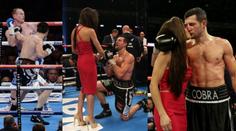 FOTO: Sejmul soupeře, pak "knockoutoval" přítelkyni! V ringu ji požádal o ruku