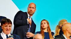 Princezna Charlotte na zápase okouzlila fanoušky. Dala naplno průchod emocím