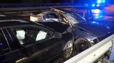 Tragická hromadná nehoda u Vyškova. Jeden člověk zemřel, čtyři se zranili