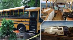 Rodina přeměnila školní autobus na bydlení! Cestuje v něm po USA