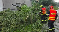 Českem se přehnaly velmi silné bouřky. Kroupy až 3 cm, vyrvané stromy a zranění lidé