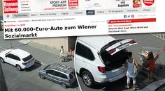 Žena s BMW měla vybrakovat obchod pro chudé. Vše je ale jinak