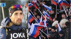 Ruští fanoušci: Fourcade, ty prase, kontrola ti najde doping!