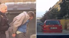 VIDEO: Zloděj aut při honičce naboural dvě policejní auta