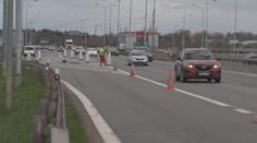 D1 u Prahy bude dvě noci zavřená. Vrcholí tam zatěžkávací zkouška mostu