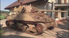 VIDEO: Americký tank Sherman docestoval do Česka až z Argentiny