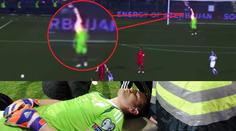 Pyro není zločin? Ruský brankař Akinfejev skončil v nemocnici