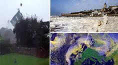 V Británii létají střechy! Ophelia už má tři oběti a míří nad pevninu