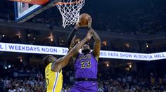 Lakers deklasovali Golden State, přišli ale o LeBrona