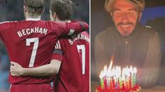David Beckham oslavil narozeniny. Jeho žena sdílela dojemné video