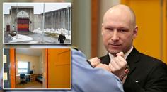 FOTKY: Uvnitř věznice, na kterou si stěžuje masový vrah Breivik