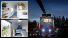 Originální bydlení ve válečné helikoptéře! Můžete ho využít i vy